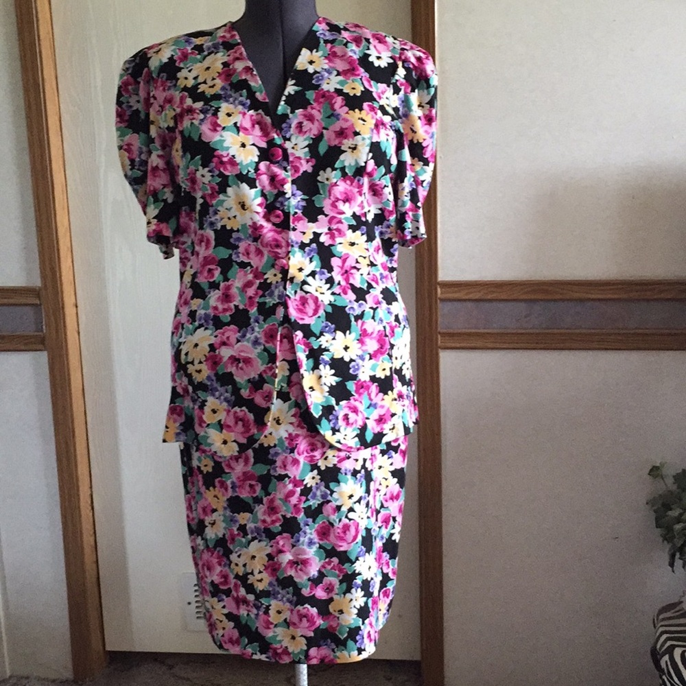 Two piece top and skirt